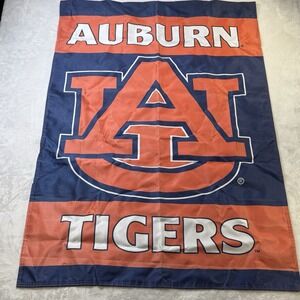 Auburn Tigers Yard Flag Banner 42x30 NCAA College Football AU Logo